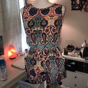 Open back Francesca’s romper